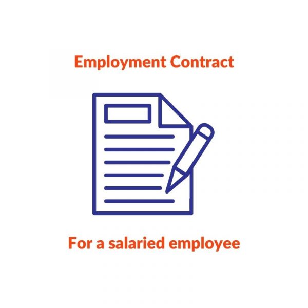 Employment Contract for a salaried employee